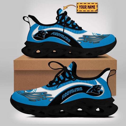 Ideafootwear Carolina Panthers NFL Max Soul Shoes Sneakers For Men And Women