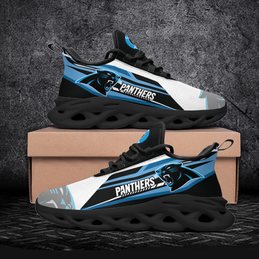 Ideafootwear Carolina Panthers NFL Max Soul Shoes Sneakers For Men And Women