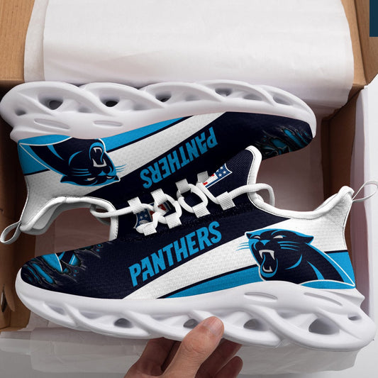 Ideafootwear Carolina Panthers NFL Max Soul Shoes Sneakers For Men And Women