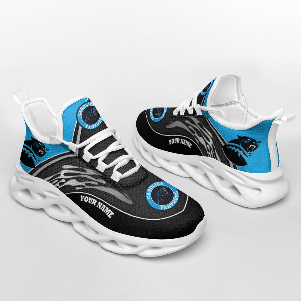 Ideafootwear Carolina Panthers NFL Max Soul Shoes Sneakers For Men And Women