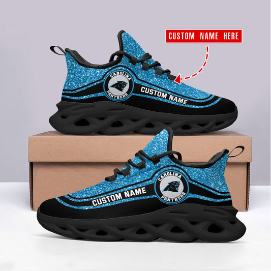 Ideafootwear Carolina Panthers NFL Max Soul Shoes Sneakers For Men And Women