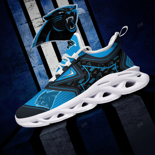 Ideafootwear Carolina Panthers NFL Max Soul Shoes Sneakers For Men And Women