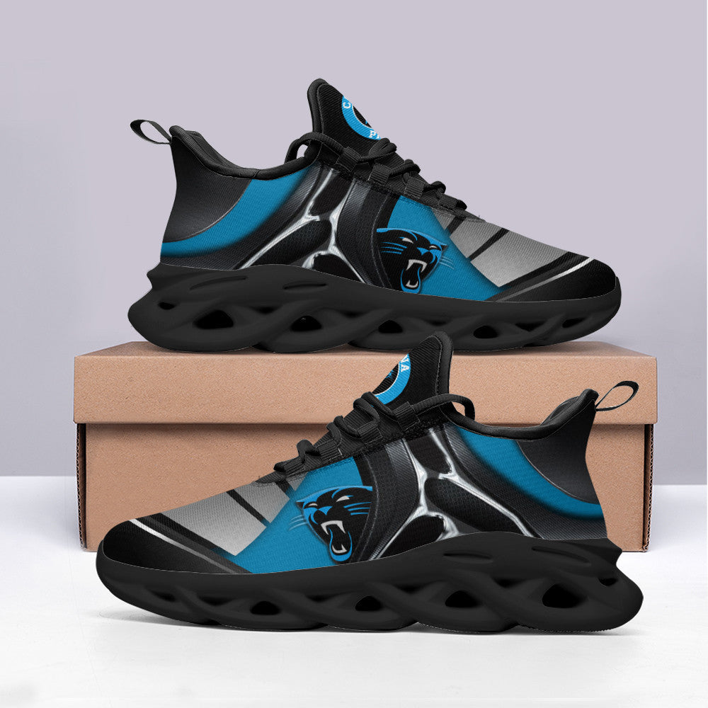 Ideafootwear Carolina Panthers NFL Max Soul Shoes Sneakers For Men And Women