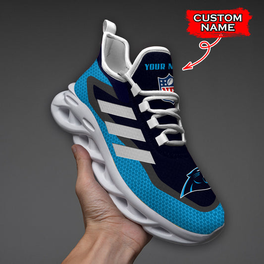 Ideafootwear Carolina Panthers NFL Max Soul Shoes Sneakers For Men And Women