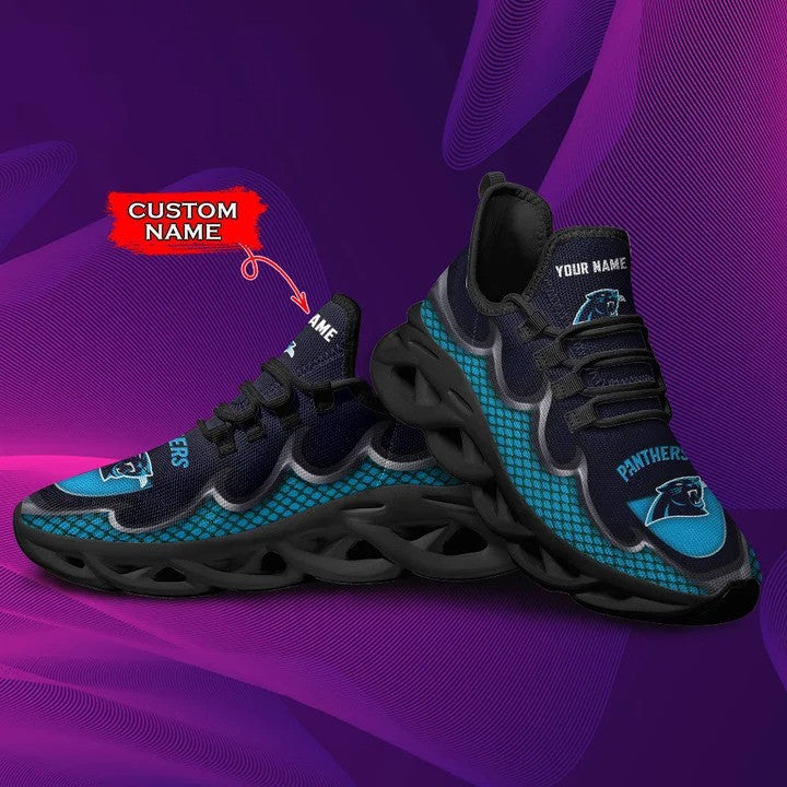 Ideafootwear Carolina Panthers NFL Max Soul Shoes Sneakers For Men And Women