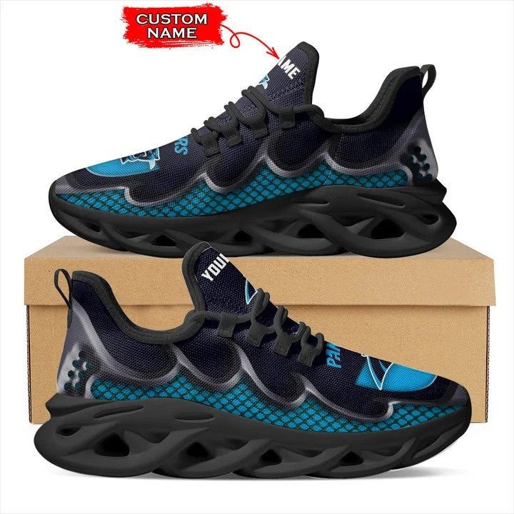 Ideafootwear Carolina Panthers NFL Max Soul Shoes Sneakers For Men And Women