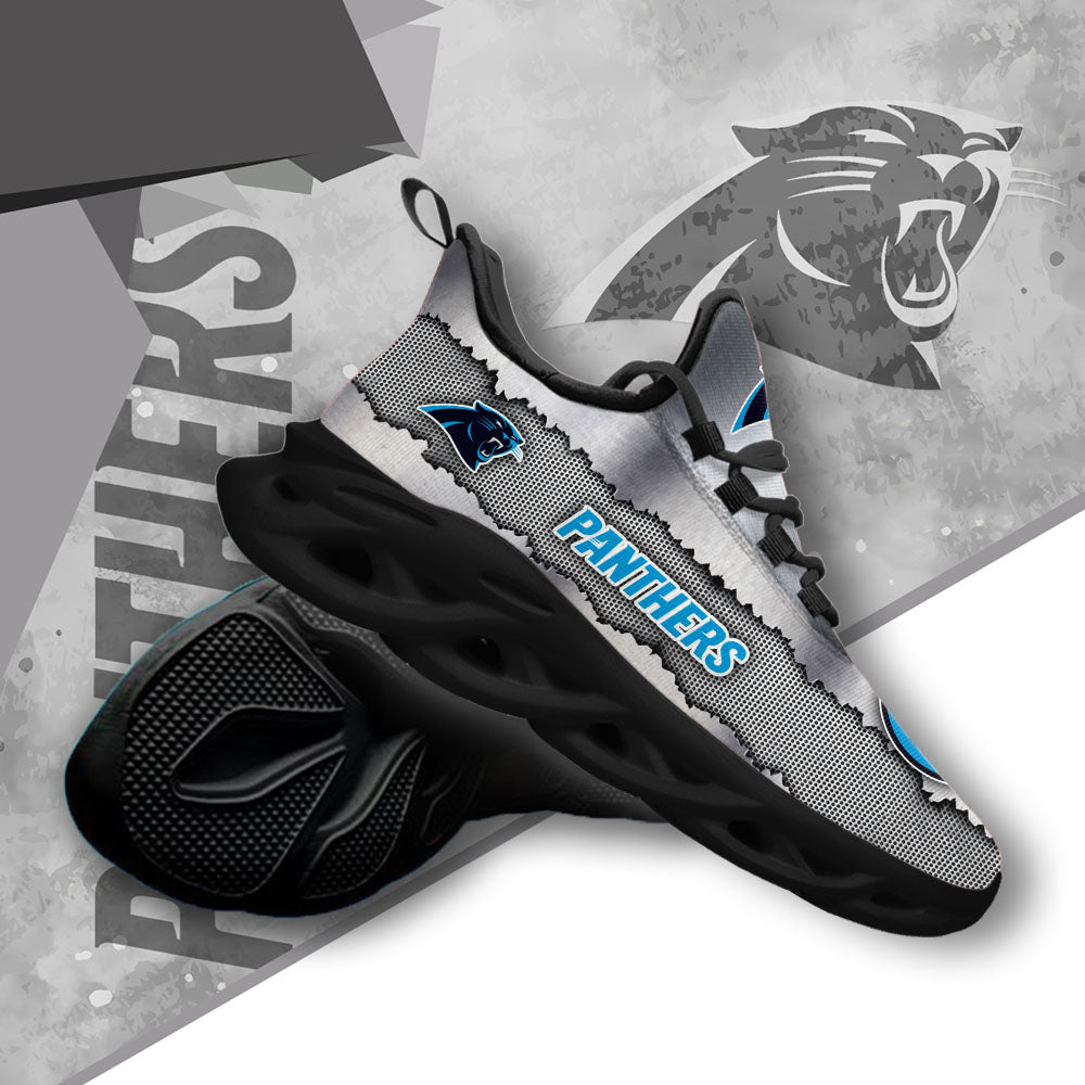 Ideafootwear Carolina Panthers NFL Max Soul Shoes Sneakers For Men And Women