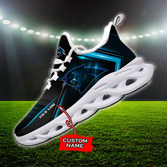 Ideafootwear Carolina Panthers NFL Max Soul Shoes Sneakers For Men And Women