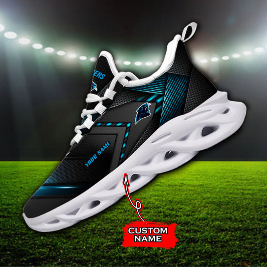 Ideafootwear Carolina Panthers NFL Max Soul Shoes Sneakers For Men And Women