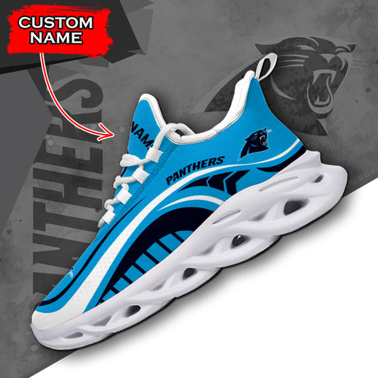 Ideafootwear Carolina Panthers NFL Max Soul Shoes Sneakers For Men And Women