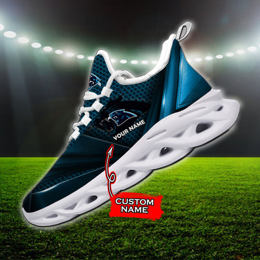 Ideafootwear Carolina Panthers NFL Max Soul Shoes Sneakers For Men And Women