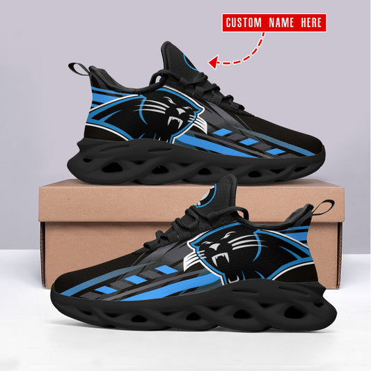 Ideafootwear Carolina Panthers NFL Max Soul Shoes Sneakers For Men And Women