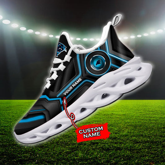 Ideafootwear Carolina Panthers NFL Max Soul Shoes Sneakers For Men And Women