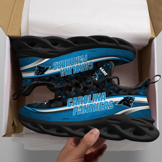 Ideafootwear Carolina Panthers NFL Max Soul Shoes Sneakers For Men And Women