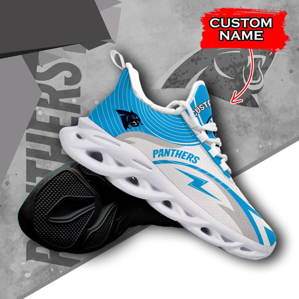 Ideafootwear Carolina Panthers NFL Max Soul Shoes Sneakers For Men And Women