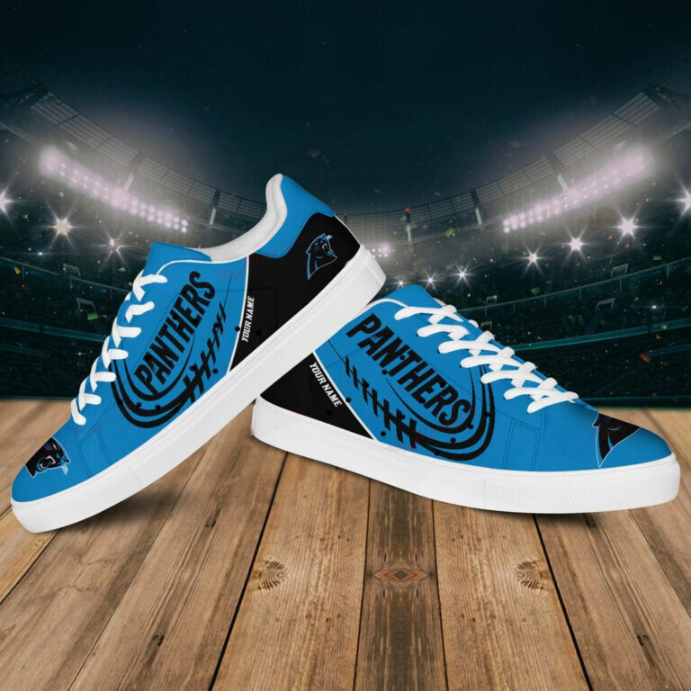 Ideafootwear Carolina Panthers Skate Stan Shoes Sneakes For Men And Women