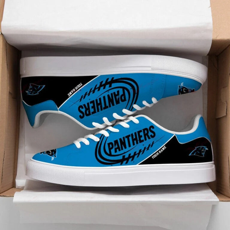Ideafootwear Carolina Panthers Skate Stan Shoes Sneakes For Men And Women