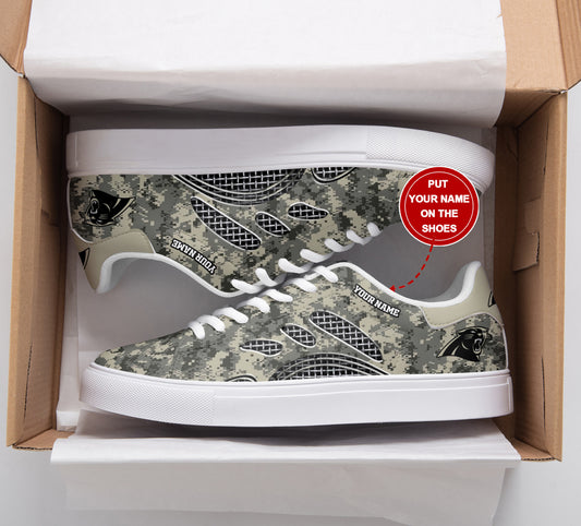 Ideafootwear Carolina Panthers Skate Stan Shoes Sneakes For Men And Women