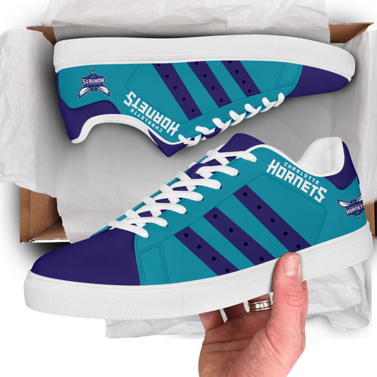 Ideafootwear Charlotte Hornets Skate Stan Shoes Sneakes For Men And Women