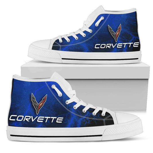Ideafootwear Chevrolet Camaro High Top Canvas Sneakers Shoes For Men And Women