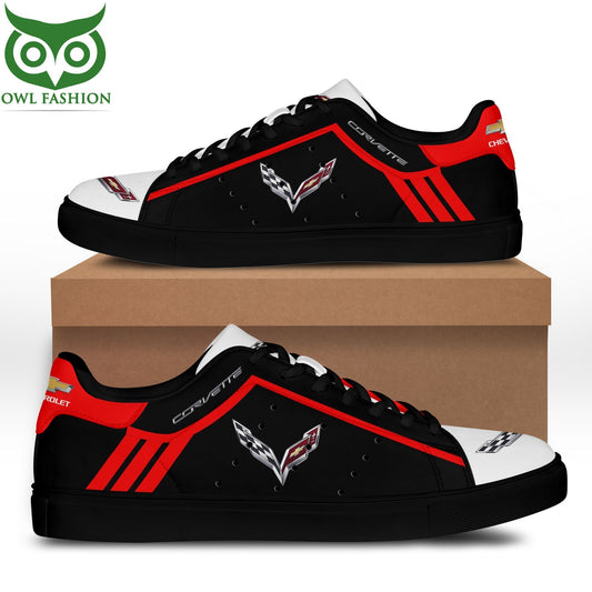 Ideafootwear Chevrolet Corvette Skate Stan Shoes Sneakes For Men And Women
