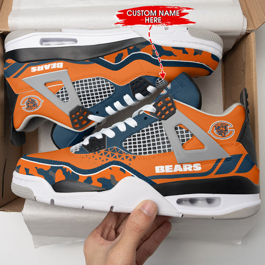 Ideafootwear Chicago Bears AJ4 Sneakers Shoes For Men And Women
