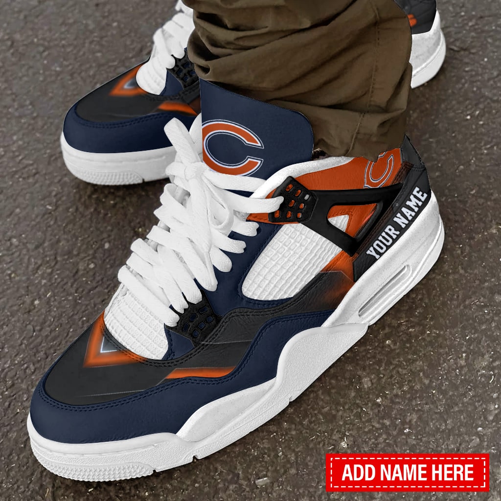 Ideafootwear Chicago Bears AJ4 Sneakers Shoes For Men And Women