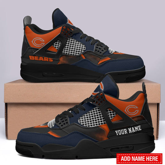 Ideafootwear Chicago Bears AJ4 Sneakers Shoes For Men And Women