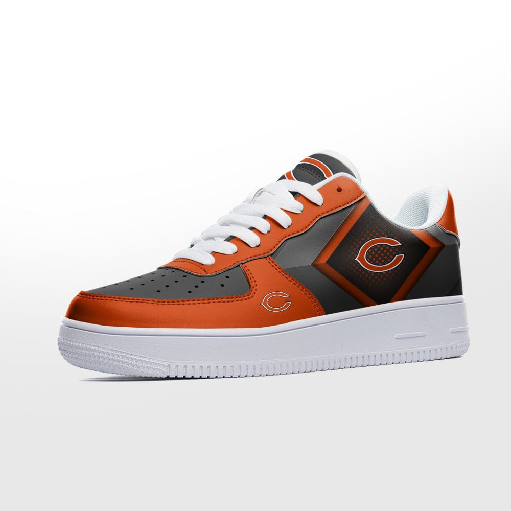 Ideafootwear Chicago Bears NFL Air Low-Top Sneakers Shoes For Men And Women