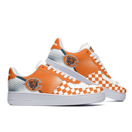 Ideafootwear Chicago Bears NFL Air Low-Top Sneakers Shoes For Men And Women