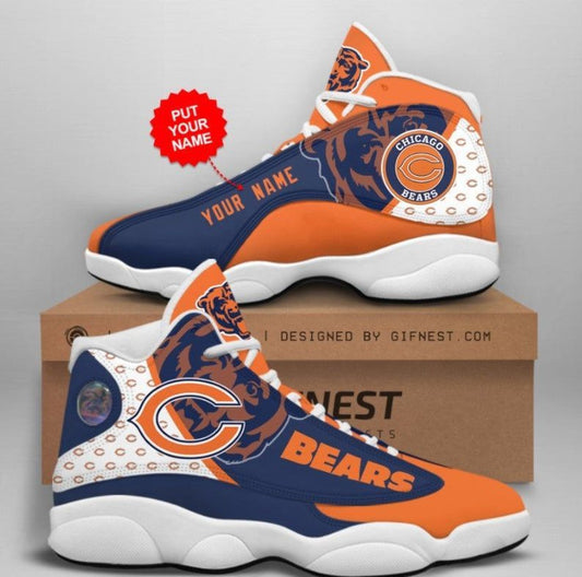 Ideafootwear Chicago Bears NFL AJ13 Sneakers Shoes For Men And Women