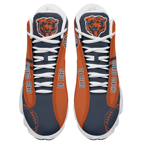 Ideafootwear Chicago Bears NFL AJ13 Sneakers Shoes For Men And Women