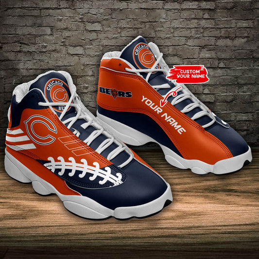 Ideafootwear Chicago Bears NFL AJ13 Sneakers Shoes For Men And Women