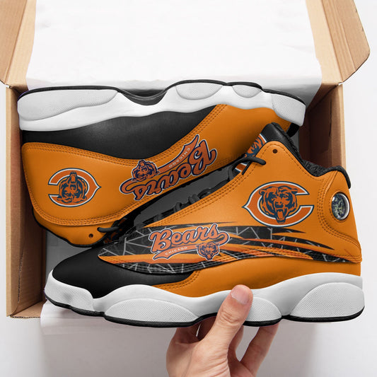 Ideafootwear Chicago Bears NFL AJ13 Sneakers Shoes For Men And Women