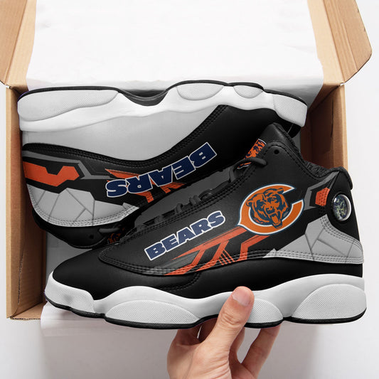 Ideafootwear Chicago Bears NFL AJ13 Sneakers Shoes For Men And Women