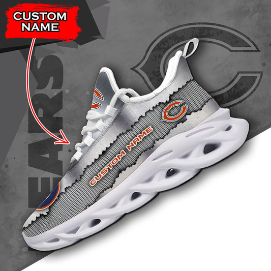 Ideafootwear Chicago Bears NFL Max Soul Shoes Sneakers For Men And Women