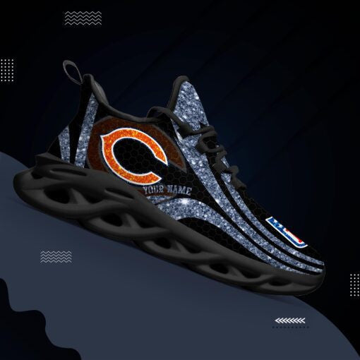 Ideafootwear Chicago Bears NFL Max Soul Shoes Sneakers For Men And Women