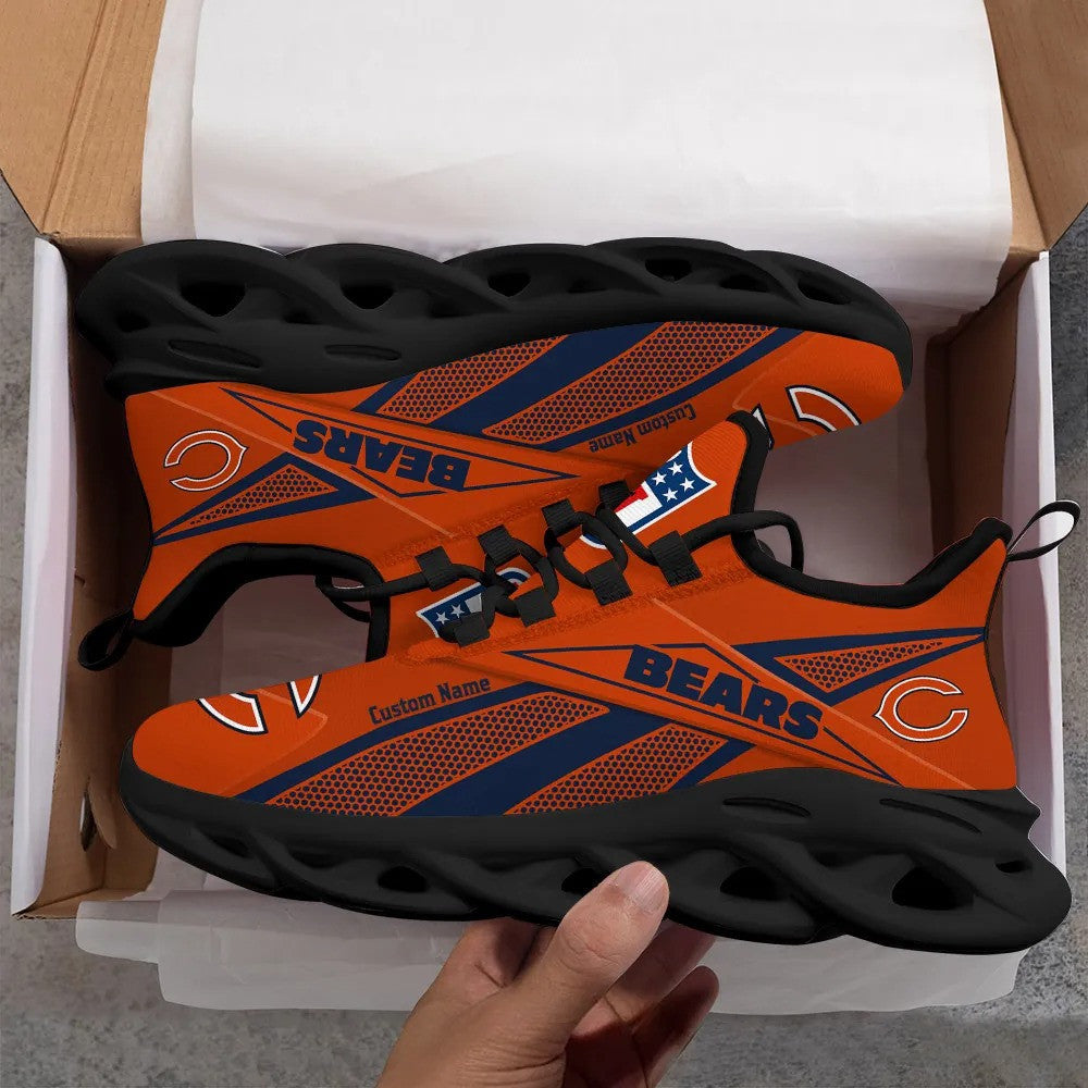 Ideafootwear Chicago Bears NFL Max Soul Shoes Sneakers For Men And Women