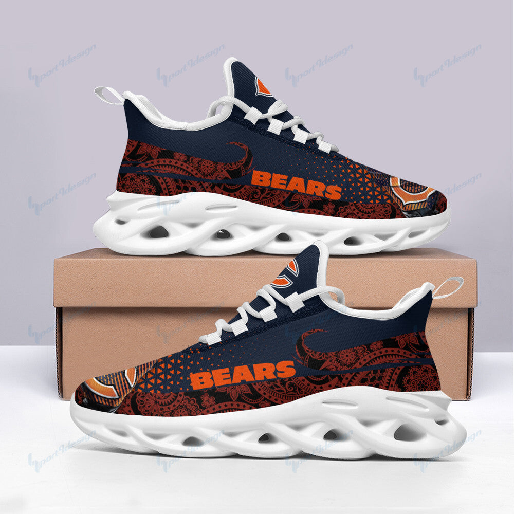 Ideafootwear Chicago Bears NFL Max Soul Shoes Sneakers For Men And Women