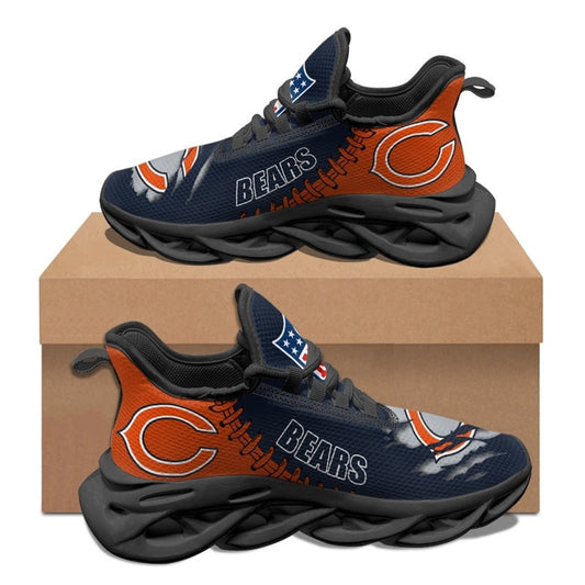 Ideafootwear Chicago Bears NFL Max Soul Shoes Sneakers For Men And Women