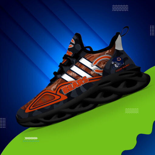 Ideafootwear Chicago Bears NFL Max Soul Shoes Sneakers For Men And Women