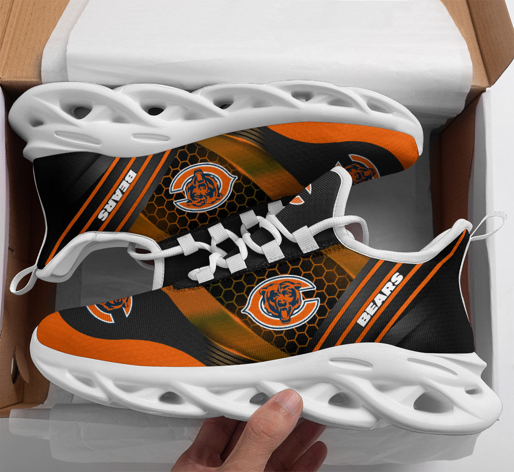 Ideafootwear Chicago Bears NFL Max Soul Shoes Sneakers For Men And Women
