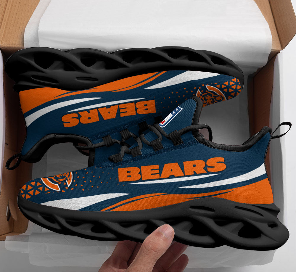 Ideafootwear Chicago Bears NFL Max Soul Shoes Sneakers For Men And Women