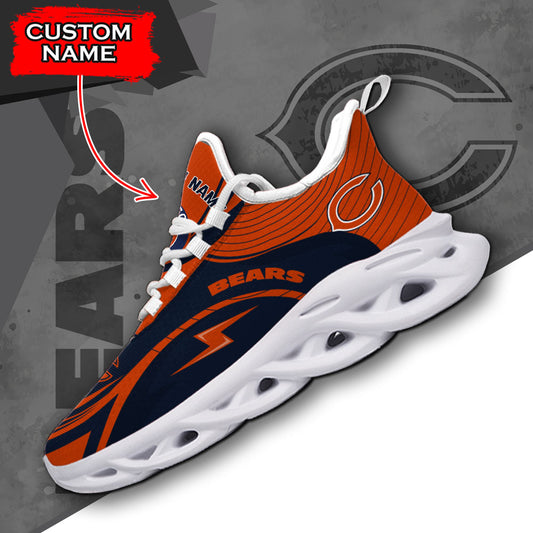 Ideafootwear Chicago Bears NFL Max Soul Shoes Sneakers For Men And Women