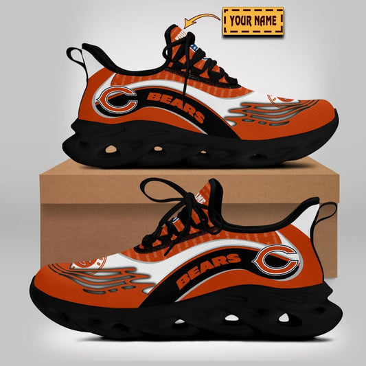 Ideafootwear Chicago Bears NFL Max Soul Shoes Sneakers For Men And Women
