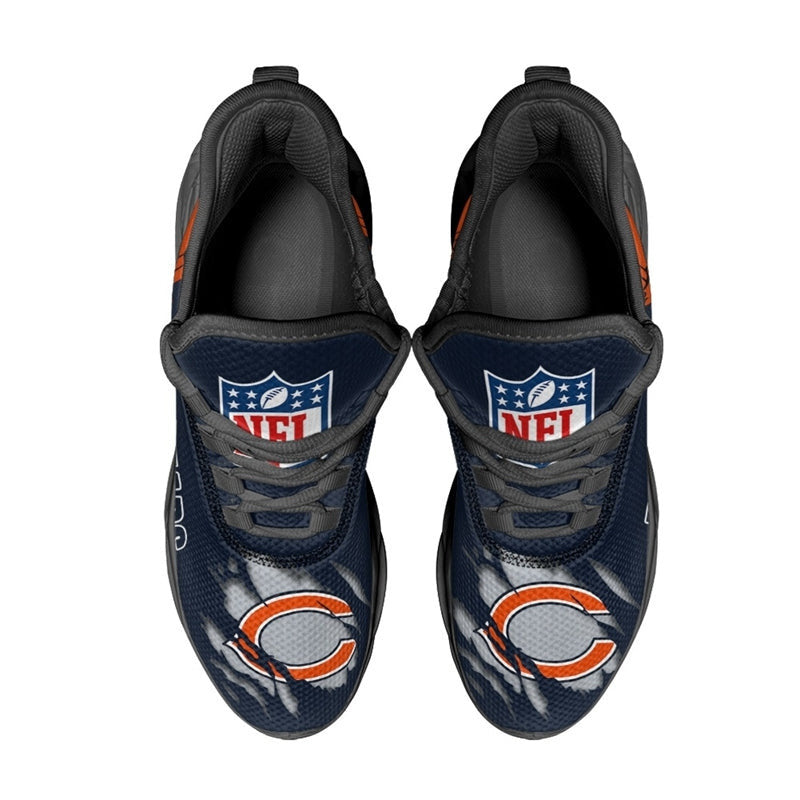 Ideafootwear Chicago Bears NFL Max Soul Shoes Sneakers For Men And Women