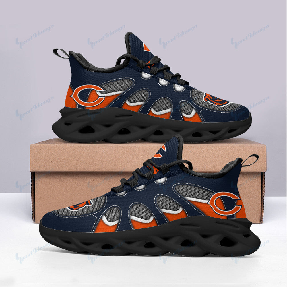 Ideafootwear Chicago Bears NFL Max Soul Shoes Sneakers For Men And Women