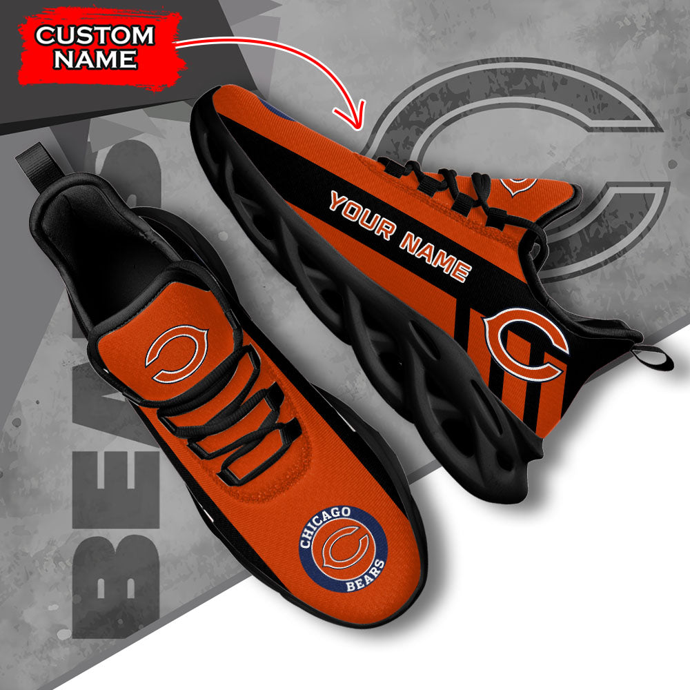Ideafootwear Chicago Bears NFL Max Soul Shoes Sneakers For Men And Women