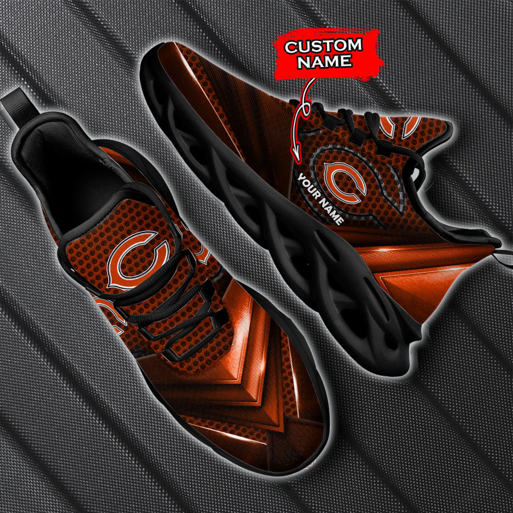 Ideafootwear Chicago Bears NFL Max Soul Shoes Sneakers For Men And Women