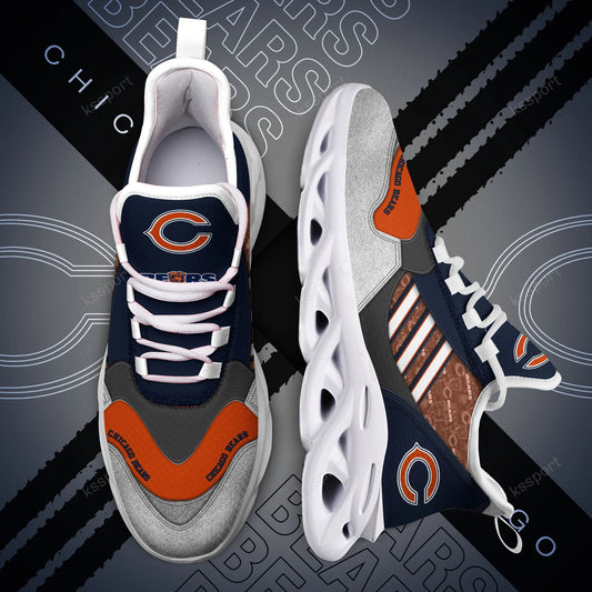 Ideafootwear Chicago Bears NFL Max Soul Shoes Sneakers For Men And Women
